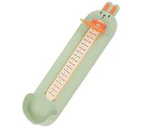 Lurrose Mesureur de Pieds pour Bébé Appareil de Mesure de Chaussures Ajustable en Plastique Double Échelle Précise pour Garçon et Filles Usage Domestique Achat Pointure Rapide