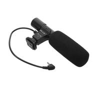 Lurrose Microphone D'interview Vidéo Externe pour Caméra Reflex Numérique et Caméscope, Micro Stéréo Haute Sensibilité, Large Compatibilité Téléphone et Tablette, Portée Jusqu'à 20 M,