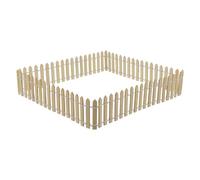 Lurrose Mini Clôture en Bois pour Reptiles, Décoration Miniature Beige