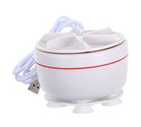 Lurrose Mini Machine à Laver Portable à Turbine en Polypropylène Blanc, Compacte et Légère, Laveuse de Voyage pour Chaussettes et Sous-vêtements Délicats, Usage en Résidence Étudiante