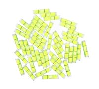 Lurrose Mini Niveau à Bulle Cylindrique 8 X 23 Mm, Lot de 50 Instruments de Mesure des Bulles Horizontaux de Précision pour Outils de Mise en Niveau et Traçage, Adapté à L’accrochage