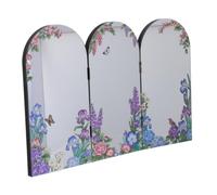 Lurrose Mini Paravent Pliable de Table, Écran Pliant Chinois en Acrylique, Finition Miroir, Résistant aux Rayures, pour Studio et Espace de Travail, Décoration Feng Shui du Nouvel an