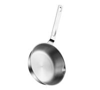 Lurrose Mini Poêle à Frire en Acier Inoxydable 15 Cm avec Bec Verseur Ergonomique, Poêle à Œufs Compacte pour Cuisson Uniforme, pour Camping et Petites Cuisines