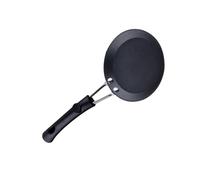 Lurrose Mini Poêle à Œufs Antiadhésive 12 CM Manche en Bakélite, Poêle à Omelette et Crêpes, Compatible Gaz et Induction, Casserole Légère Cuisine Maison et Restaurant
