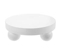 Lurrose Mini Tabouret en Bois Naturel, Petit Banc Décoratif pour Accessoire de Photographie, Compact et Léger, pour Studio Photo -né, Support Polyvalent pour Présentation et Décoration