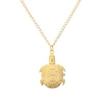 Lurrose Montre de Poche en Alliage Forme Tortue Vintage Dorée, Quartz Précis, Collier Pendentif Unique pour Homme, Montre Rétro Élégante Adaptée Usage Quotidien
