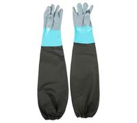 Lurrose Moufles de Jardin Imperméables Longs 75 Cm en Tissu Respirant et Résistant à L’abrasion, Antidérapants pour Pêche, Lavage de Voiture et Travaux D’étang, Protection Étendue des