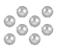 Lurrose Moule à Gâteau Demi-sphère en Aluminium Antiadhésif Lot de 8 Pièces Diamètre 5,8 X 2,8 Cm Moules à Boules de Sel pour Desserts DIY Cuisson et Décoration