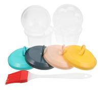 Lurrose Moule à Œufs Vapeur Pinceau en Plastique Résistant la Chaleur et -ondes en Différentes Couleurs Couleur Aléatoire Maison