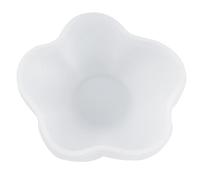 Lurrose Moule Artisanal en Silicone Délicat pour Résine Époxy, Mini Plateaux Créatifs Blancs, Pratique et Portable pour Décoration et Rangement DIY la Maison