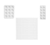 Lurrose Moule en Silicone pour Pièces D'échecs Forme Couronne 3pcs, Lavable et Facile à Nettoyer, Outil pour Bricolage et Création Artisanale