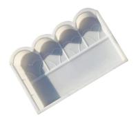 Lurrose Moule Plastique pour Clôture de Jardin et Pelouse, Bordure en Béton pour Délimitation Extérieure, Outil Manuel pour Création de Parterres et Espaces Verts