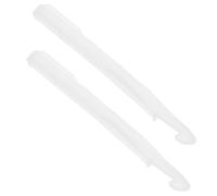 Lurrose Moules en Silicone Blanc Facile à Démouler, pour Loisirs Créatifs Ensemble de 20 pour Crochet DIY et Fabrication D’Aiguilles à Tricoter