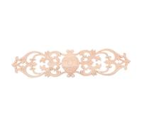 Lurrose Moulures Décoratives Bois Sculpté Appliques pour Porte Armoire Mur Colonne Romaine Décoration Bois Non Peint