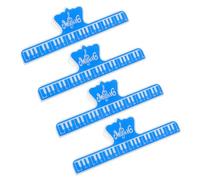 Lurrose Music Book Clips Large Binder Clip Plastic Music Sheet Holder For Piano Guitar Violin Page Clamp