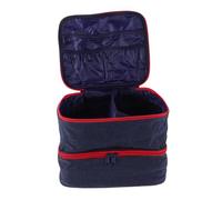 Lurrose Organiseur de Vernis à Ongles Portable Sac de Rangement pour Bouteilles avec Poignée Kit Manucure et Accessoires Sac de Stockage Polyvalent pour Voyage et Usage