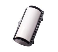 Lurrose Outil de Manucure Spécial en Abs Écologique Noir, Rouleau Absorbant Huile pour Nail Art, Dissolvant Huile Ongles Compact et Léger, Accessoire Pratique pour Manucure Personnelle
