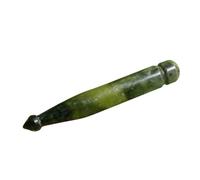 Lurrose Outil De Massage Jade Pour Visage Stylo Acupression Jade Gua Outil De Massage Facial Conception à Double Embout Et Portable Pour Relaxation Et Soulagement Tension