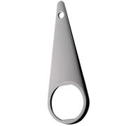 Lurrose Ouvre-bière Manuel en Alliage de Zinc Argenté, Robuste et Léger, pour Cocktail et Fête, Décapsuleur Solide pour Bouteille de Bière et Soda