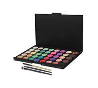 Lurrose Palette de Maquillage pour Figurines en Argile avec 40 Couleurs, Pinceaux Précis Inclus, Boîte Plastique et Métal, pour Loisirs Créatifs et Voyages Style Aléatoire