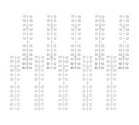 Lurrose Palette de Présentation de Couleurs pour Manucure 240 Pièces, 2 Ensembles de 120 Cartes Transparentes et Naturelles Double Face, Accessoire Pratique pour Entraînement et Salon