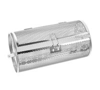 Lurrose Panier à Griller INOX 12×23 Cm pour Barbecue et Four, Ustensile de Cuisson Polyvalent Rotatif pour Légumes, Noix et Viandes, Outil Pratique pour Grillades en Extérieur Cuisine