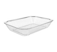 Lurrose panier de rangement bleu corbeille universel paniers de rangement assiette panier rangement paniers lave-vaisselle en métal fournitures pour lave-vaisselle Acier inoxydable