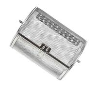 Lurrose Panier Rôtissoire Inoxydable Panier Rotatif Anti-Rouille pour Friteuse et Cuisson Uniforme Viande et Légumes