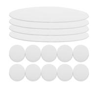 Lurrose Papier Cartonné Rond 15 CM 100 Feuilles pour Loisirs Créatifs, Peinture à L'Huile et Aquarelle, Modèle Origami Adapté aux Garçon et Filles et Activités Scolaires