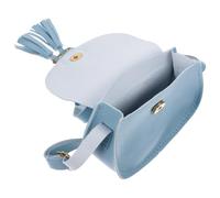 Lurrose Paquet à Pompons Mini Bandoulière pour Garçon et Filles en PU | Pochette Compacte Seule Sangle, Style, Pratique pour Camping et Travail, Format Léger