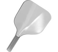 Lurrose Pare-laque pour Cheveux Pet Transparent Poignée, Écran Protecteur Anti-projection pour Coloration et Soins Capillaires en Salon, Bouclier Facial Professionnel pour Teinture