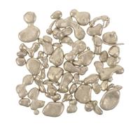 Lurrose Pastilles de Laiton pour la Fabrication de Bijoux en Or, 100 g | Perles de cuivre pour la création de colliers et bagues (projets DIY) - Métal de haute pureté - Matière première pour la fusi