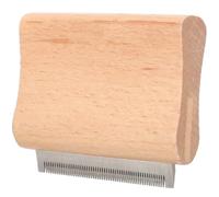 Lurrose Peigne en Bois pour Chevaux et Grands Animaux, Outil de Toilettage pour Enlever Poils et Boue, Outil de Massage pour Panser et Raser