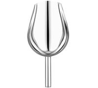 Lurrose Pelle Couleur Argentée Multifonction en Acier Inoxydable Design Pratique Poignée pour Glace et Grains pour Mariages et Restaurants