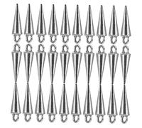 Lurrose Pendentifs Cone en Alliage de Zinc 30Pcs pour DIY Breloques en Perles à Pointes Accessoires de Bijoux Modernes Style Punk et Gothique Création de Colliers et Bracelets