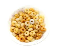 Lurrose Perles De Topaze Naturelles 20pcs Fabrication De Bijoux DIY Perles Rondes 6x13mm Accessoires Artisanaux Projet De Bricolage Présents