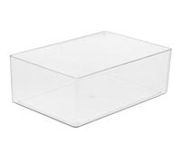 Lurrose Petit Bac à Sable pour Hamster Transparent en Acrylique, Taille Petite, Toilette pour Petits Animaux de Compagnie, Accessoire Léger et Sécurisé pour Bain de Sable Domestique,