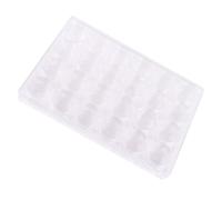 Lurrose Petits Contenants de Voyage Transparents en Plastique avec Couvercles - Lot Multifonction de Mini Pots Ronds pour Crèmes, Cosmétiques et Échantillons, Organisateur Compact