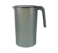 Lurrose Pichet Gradué 2,5L en Plastique Poignée Solide et Couvercle Facile, pour Repas de Thanksgiving et Événements Noir