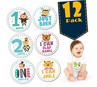 Lurrose Pièces Stickers de Milestone pour Garçon Fille Ensemble de Autocollants pour Nouveaux Autocollants Parfait pour Capturer Créer Souvenirs
