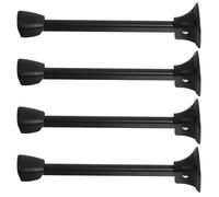 Lurrose Pieds Pliables en Fer Lot de 4 pour Table Basse et Bureau Hauteur 200 MM Robustes et Stables pour Meubles Pliants