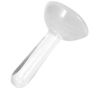 Lurrose Pilon en Verre Transparent N°3 pour Pigments, Outil Multifonction de Meulage pour Peinture à L’huile et Aquarelle, Tige de Broyage Lisse pour Fournitures Artistiques et