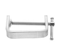 Lurrose Pince en G en Acier Inoxydable 304 Robuste, Outil de Travail du Bois Compact Vis de Réglage, Serrage-joint Polyvalent pour Assemblage, Soudage et Bricolage - 1 Pièce