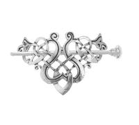 Lurrose Pinces À Cheveux Nouées Style Celtique Accessoires Créatifs Pour Femme Clip De Cheveux Élégant Pour Chignons Et Tresses 3.35X1.97X0.79In