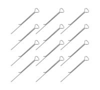 Lurrose Pinces à Mèche en Acier au Carbone 12 Pièces pour Fabrication de Bougies DIY Stabilisateur de Mèche en Métal Clips de Centrage pour Mèches de Bougies Accessoire Maison et