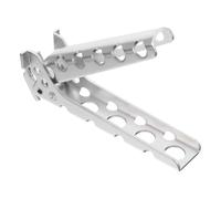 Lurrose Pinces à Vaisselle en Inox Résistantes à Haute Température Pince Anti-Brûlure et Antidérapante pour Casseroles et Plats Chauds Accessoire Léger Cuisine de Camping et Extérieur