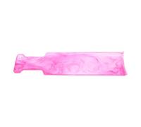 Lurrose Planche à Mèches avec Dents en Plastique Rose - Outil de Coloration Capillaire pour Salon et Usage Domestique - Pagaie de Surbrillance Polyvalente pour Teinture et Soins -