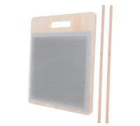 Lurrose Planche de Mélange pour Fibres de Laine Accessoires DIY pour Tricot et Tissage Kit Planche Bâtons Outil Polyvalent pour Artisanat Textile