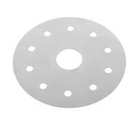 Lurrose Plaque Conductrice de Chaleur Ronde 13 CM en Acier Inoxydable Diffuseur Thermique pour Casseroles Compatible Cuisinière Induction et Gaz Ustensile Cuisine Pratique