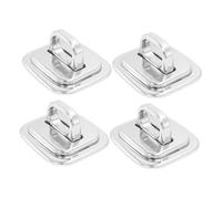 Lurrose Plaque De Base d'ancrage Sécurité Ordinateur Portable Certifié Fixation Antivol Stable Compatible Multi-modèles Usage Bureau, École, Voyage Lot 4 Pièces